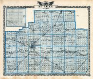 McLean County Map, Illinois State Atlas 1876